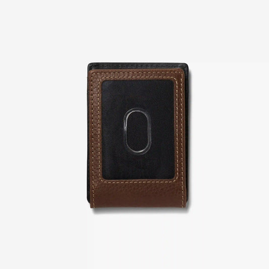 Premium Leather Wide Money Clip Wallet