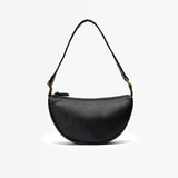 Leather Crescent Crossbody Bag