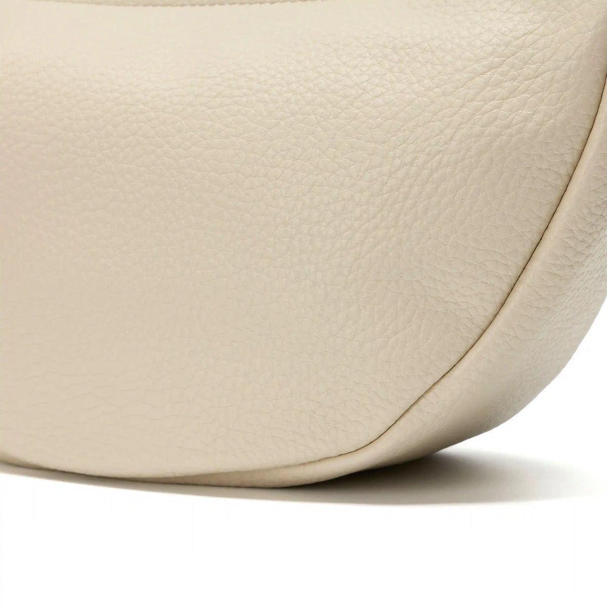 Leather Crescent Crossbody Bag